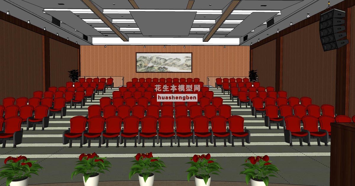 会议室su草图模型下载(1)