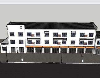 商业建筑su免费模型下载(1)