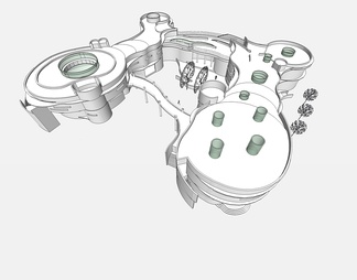 商业建筑su免费模型下载(1)