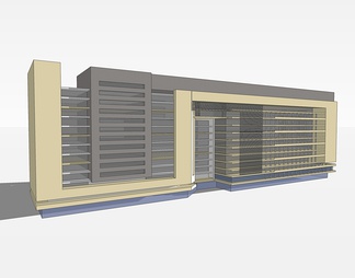 办公建筑su免费模型下载(1)