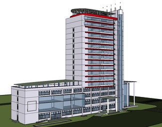 办公楼su免费模型下载(1)
