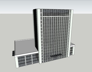 写字楼su免费模型下载(1)