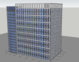 写字楼su免费模型下载(1)