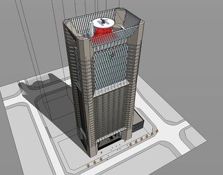 办公大楼su免费模型下载(1)