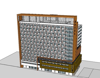 酒店su免费模型下载(1)