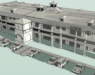 酒店su免费模型下载(1)