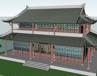 三苏祠云屿楼su免费模型下载(1)