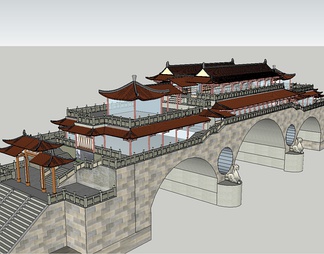 古建筑su免费模型下载(1)