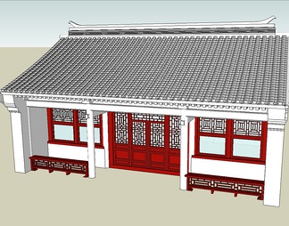 古建筑su免费模型下载(1)