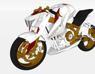 摩托车su免费模型下载(1)