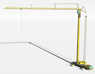 吊塔车su免费模型下载(1)