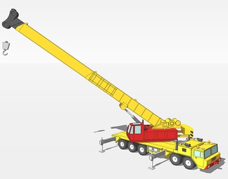 吊车su免费模型下载(1)