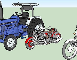 摩托车su免费模型下载(1)