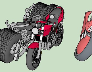 摩托车su免费模型下载(1)