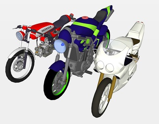 摩托车su免费模型下载(1)