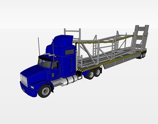运输车su免费模型下载(1)