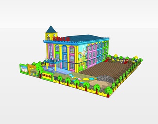 幼儿园su免费模型下载(1)