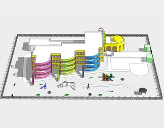 幼儿园su免费模型下载(1)