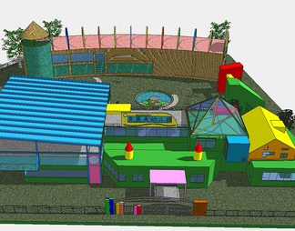 幼儿园su免费模型下载(1)