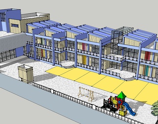 幼儿园su免费模型下载(1)