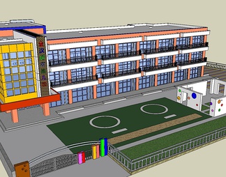 幼儿园su免费模型下载(1)
