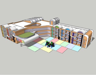 幼儿园su免费模型下载(1)
