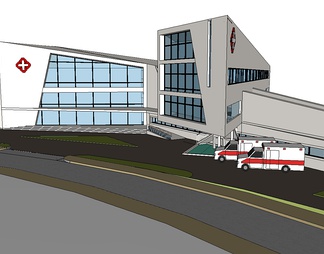 医院su免费模型下载(1)