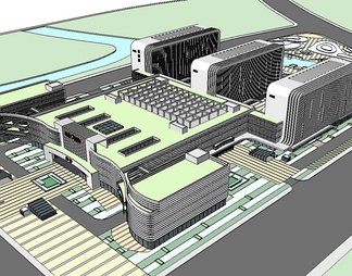 医院su免费模型下载(1)