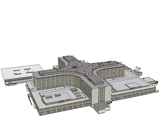 大型医院su免费模型下载(1)