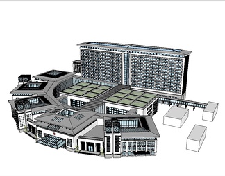 大型医院su免费模型下载(1)