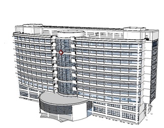 医院su免费模型下载(1)