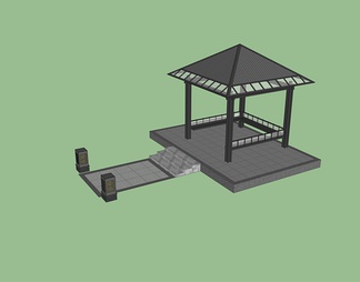 亭子su免费模型下载(1)