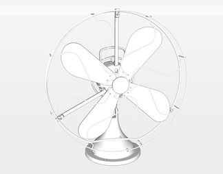 电风扇su免费模型下载(1)