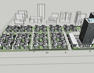 城市商业综合体su免费模型下载(1)