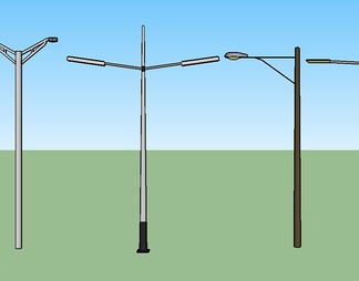 路灯su免费模型下载(1)