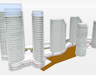 商业综合体su免费模型下载(1)