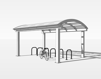 遮阳棚雨棚su免费模型下载(1)