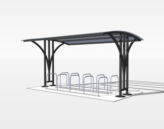 遮阳棚雨棚su免费模型下载(1)