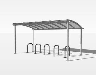 遮阳棚雨棚su免费模型下载(1)