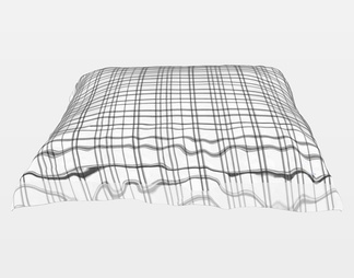 布艺抱枕su免费模型下载(1)