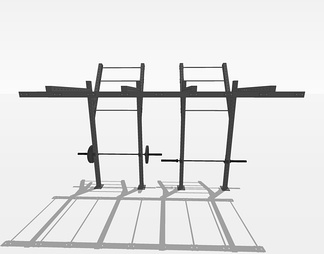 健身器材su免费模型下载(1)