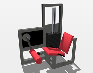 健身器材su免费模型下载(1)