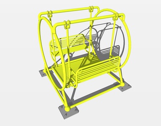 铁艺秋千su免费模型下载(1)