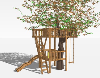 儿童游乐设施su免费模型下载(1)