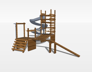 儿童游乐设施su免费模型下载(1)