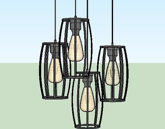 吊灯su免费模型下载(1)