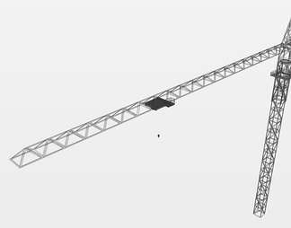 龙门吊起重机su免费模型下载(1)