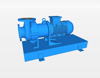 磁驱动离心泵su免费模型下载(1)