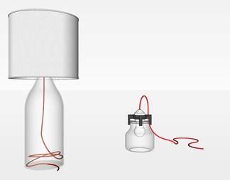 台灯su免费模型下载(1)