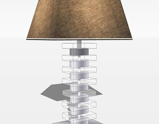 台灯su免费模型下载(1)
